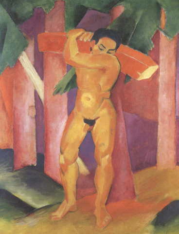 Franz Marc Woodcutter (mk34)